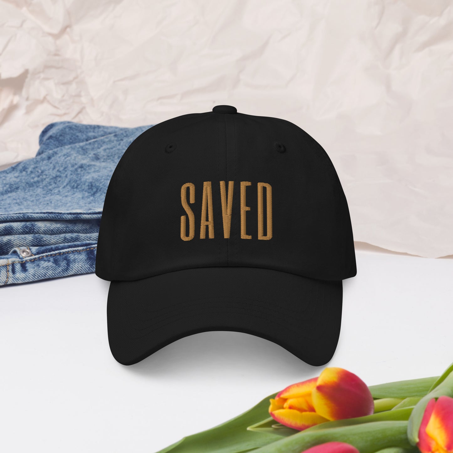 Saved adjustable hat