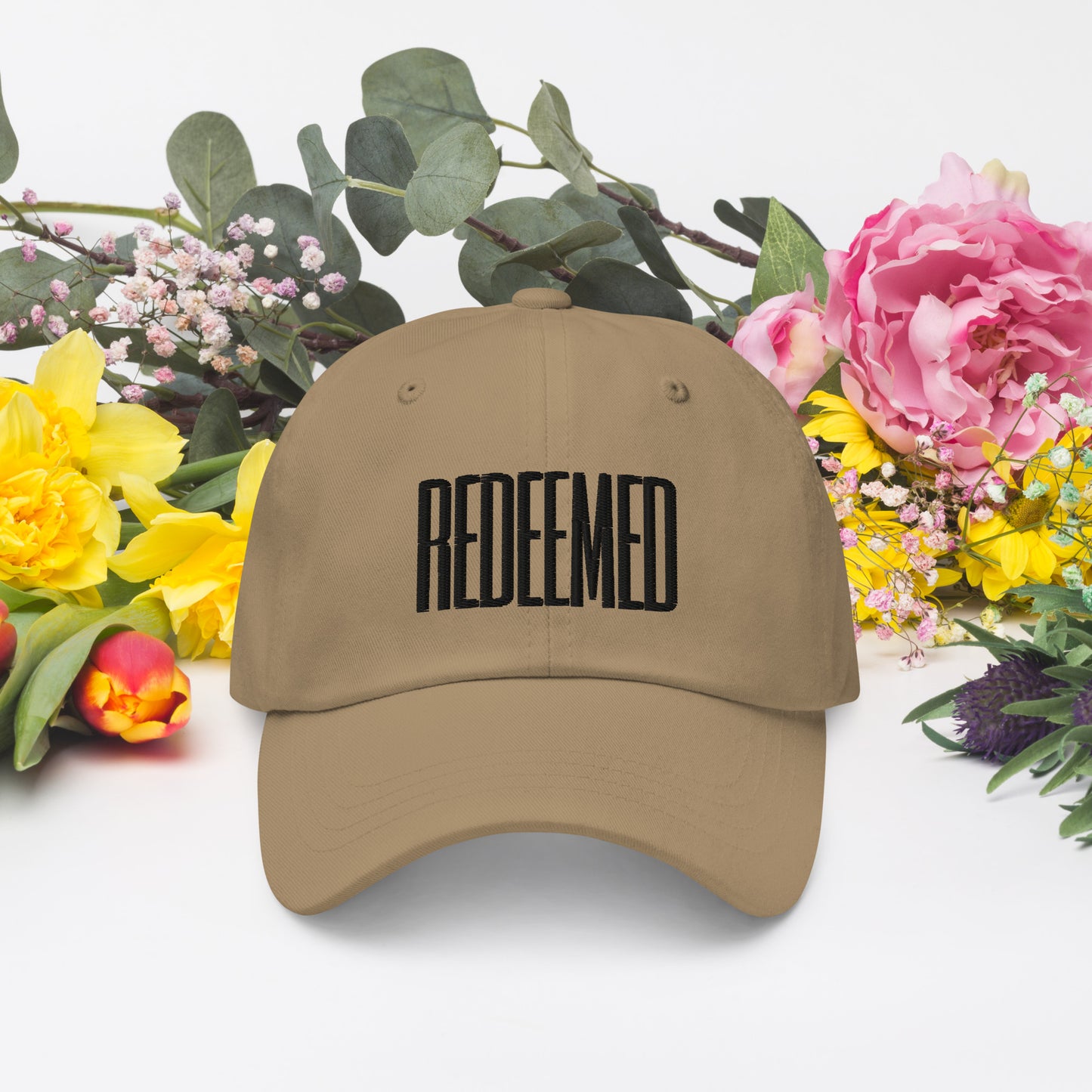 Redeemed adjustable hat