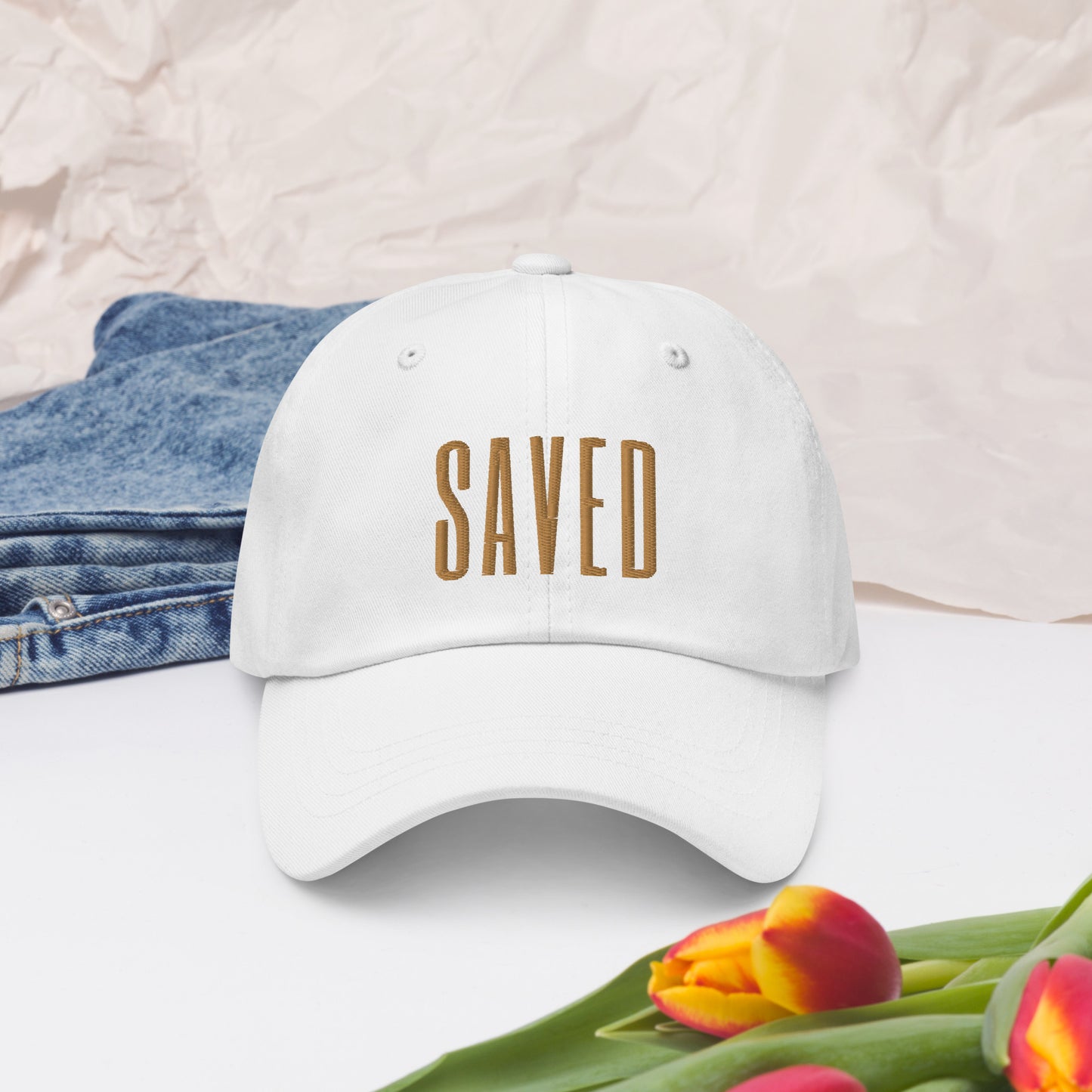 Saved adjustable hat