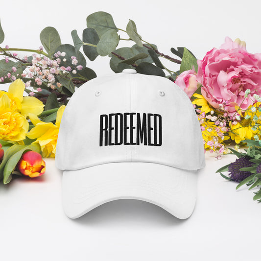 Redeemed adjustable hat