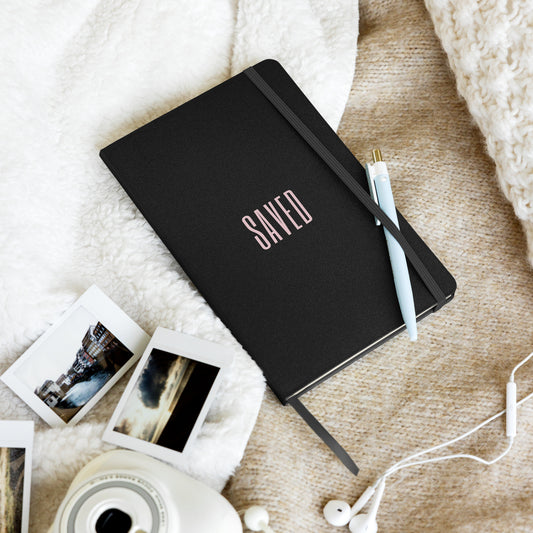 Saved hardcover notebook