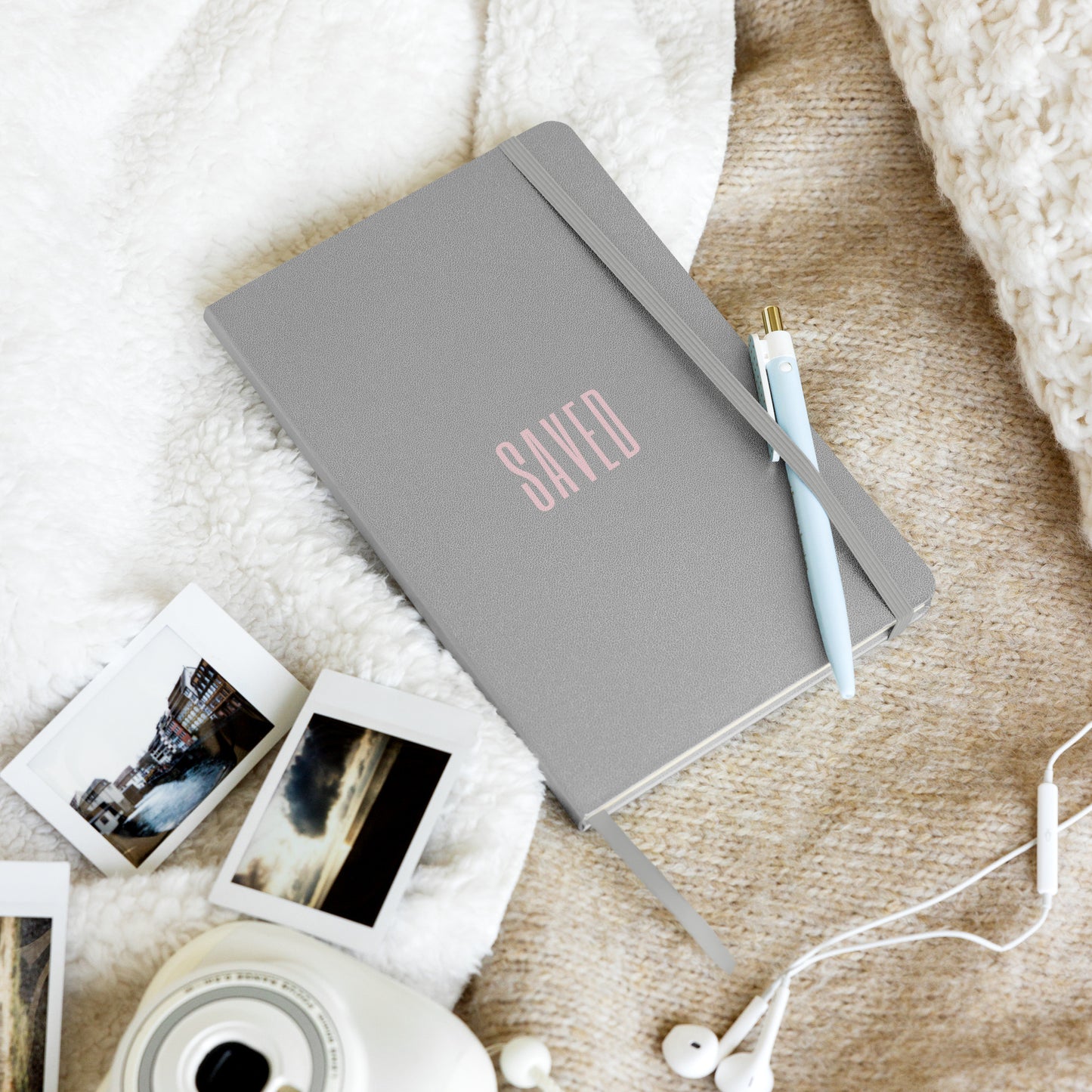 Saved hardcover notebook