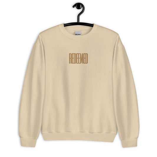 Redeemed embroidered crewneck