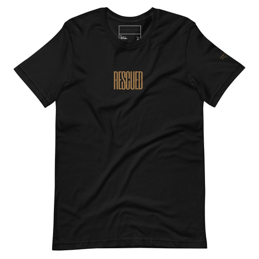 Rescued unisex t-shirt